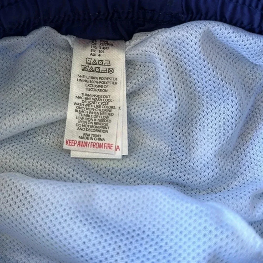 Panama Jack kids swimsuit set  blue with sharks prints size 4(XS) toddlers New